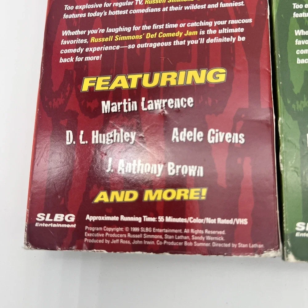 Russell Simmons Def Comedy JAM 1, 3, & 4 Lot VHS Bundle of 3 Tested‎